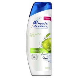 Head & Shoulders Manzana Fresh Shampoo Control Caspa 375 ml