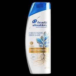 Head & Shoulders Crece Fuerte Desde La Raíz Shampoo Control Caspa 375 ml