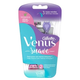 Afeitadora con Aloe Vera Venus Suave 4 un