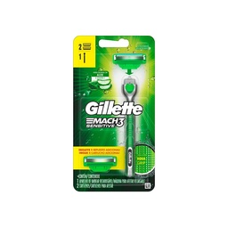 Maquina de Afeitar Mach3 Sensitive Gillette 1 uni