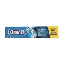 Crema Dental 4 en 1 Oral B 180g