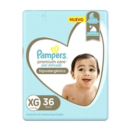 Pañal Premium Care T: Xg Pampers 36 uni