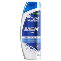 Head & Shoulders Men 3 en 1 Shampoo Control Caspa 375 ml