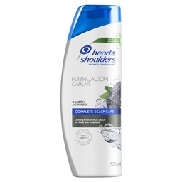 Head & Shoulders Purificación Capilar Carbón Activado Shampoo Control Caspa 375 ml.