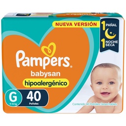 Pampers Babysan Pañales g 40u