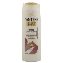 Shampoo Pantene Pro-v Miracles  Detox Limpia - Purifica 400 ml