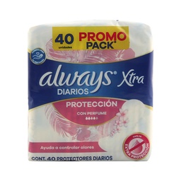 Always Diarios con Perfume 40u