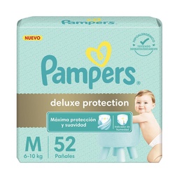 Pañales Pampers Deluxe Protection Talle m 52 un