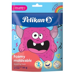 Masa Moldeable Pelikan Foamy Mokdeable Magenta 50 g