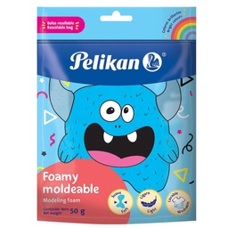 Masa Moldeable Pelikan Foamy Moldeable Azul 50 g