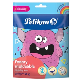 Masa Moldeable Pelikan Foamy Moldeable Rosa 50 g