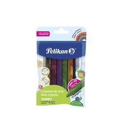 Crayones Pelikan Jumbo Color Mix 6 Unidades