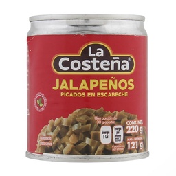 Conservas Chiles Jalapeños La Costeña 220 grm