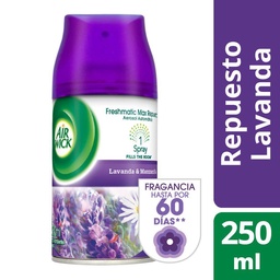 Desodorante Ambiental Automatico Air Wick Freshmatic Refill Lavanda 250ml