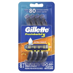 Maquina de Afeitar Extra Suave Gillette 8u