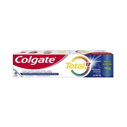 Pasta Dental Colgate Total 12 Limpieza Prof. Blanq. Tubo Reciclable 140g