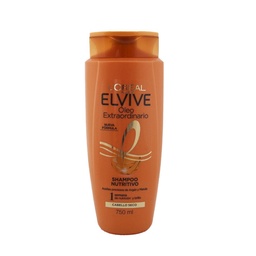 Shampoo Óleo Extraordinario Nutritivo Elvive 750 ml