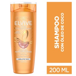 Shampoo Oleo Extraordinario Coco Elvive Bot 200 ml