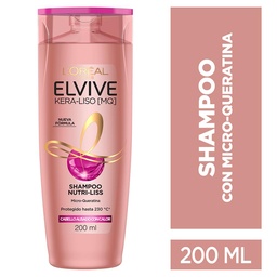 Shampoo Kera-liso Nutri-liss Elvive 200 ml