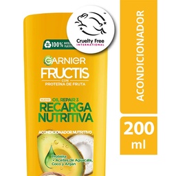 Acondicionador Reconstructor Nutritiva Garnier Fructis 200 ml