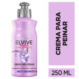 Crema P/peinar Hidra Hialurón Elvive Bot 245 ml