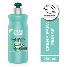 Crema para Peinar Aloe Secado Natural Garnier Fructis 250 ml