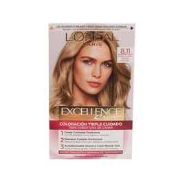 Kit Excellence Creme N8.11 Rubio Claro Ceniza Intenso Loreal 1u.