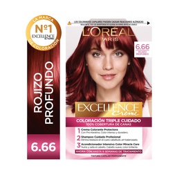 Kit Excellence Creme N 6.66 Rojizo Profundo Loreal 1u.