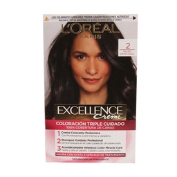 Kit Excellence Creme N2 Negro Profundo Loreal 1u.