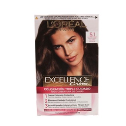 Kit Excellence Creme N5.1 Castaño Claro Ceniza Loreal 1u.