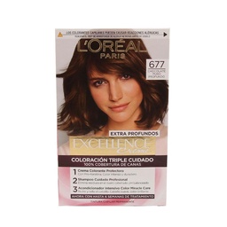 Kit Excellence Creme N 677 Chocolate Puro Profundo Loreal 1u.