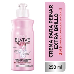 Crema para Peinar Elvive Glycolic Gloss 250ml