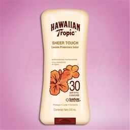 Loción Protectora Solar Fps 30 Plus Hawaiian Tropic Pet 240 cmq