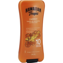 Locion Zanahoria Fps 10 Hawaiian Tropic 240ml