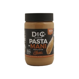 Pasta de Maní 100% Natural Dec Alimentos 350g