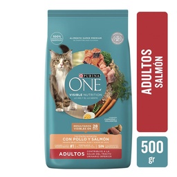 Alim. Gatos Sabor Pollo y  Purina One Bsa .5 grm