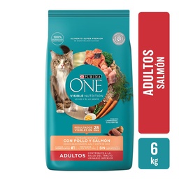 Alim. Gatos Sabor Pollo y  Purina One Bsa 6 Kgm