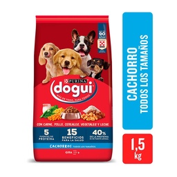 Alim. Perros Cachorros Dogui Bol 1.5 Kgm