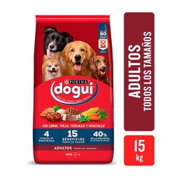 Alim. Perros Adultos Dogui Bol 15 Kgm