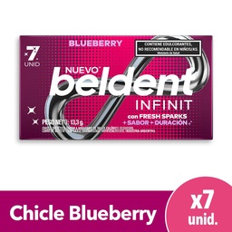 Chicles Beldent Infinit Blueberry 13,3g