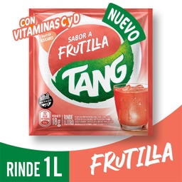 Tang Frutilla Vitaminas C+d 18grm