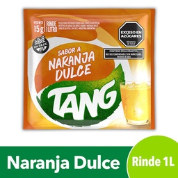 Jugo en Polvo Tang Naranja Dulce 15g