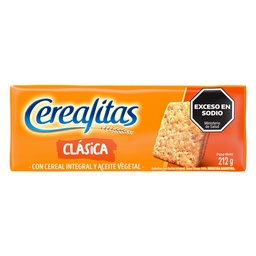 Galletita con Cereal Integral Clasica Cerealitas 212g