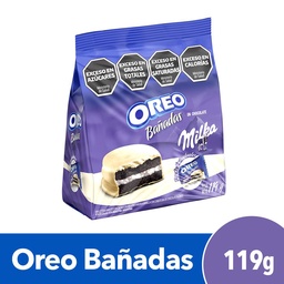 Galletitas Oreo Bañadas en Chocolate Blanco x 7 Unidades 119g