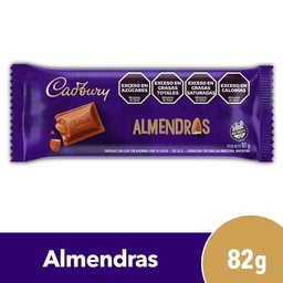 Chocolate con Almendras Cadbury 82g