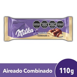 Chocolate Milka Aireado Combinado 110g