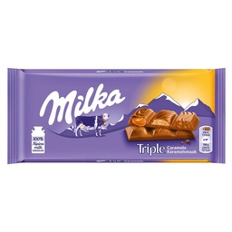 Chocolate Triple Caramelo Milka 100g