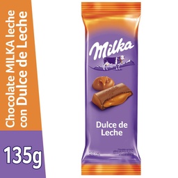 Chocolate Milka Relleno Dulce de Leche 135g