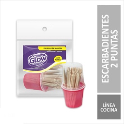 Escarbadientes 2 Puntas Glow 2u