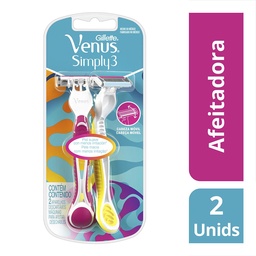 Máquinas para Afeitar Gillette Venus Simply3 2 Unidades